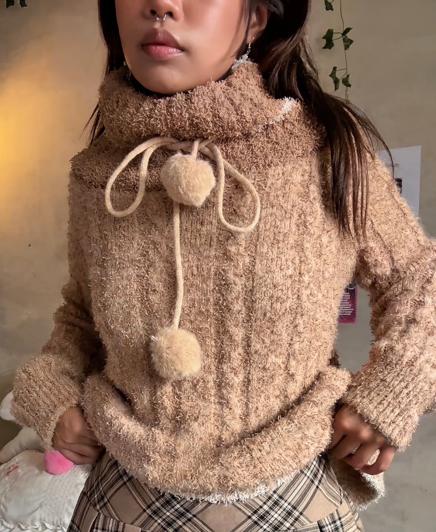 Maple Puff Knit Sweater