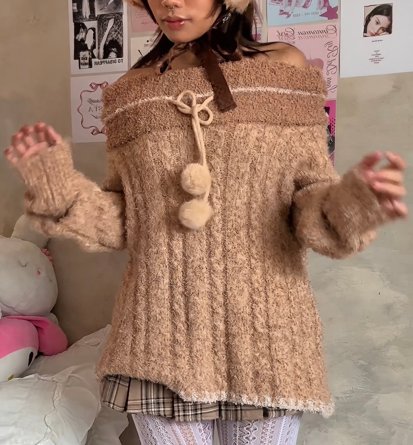 Maple Puff Knit Sweater