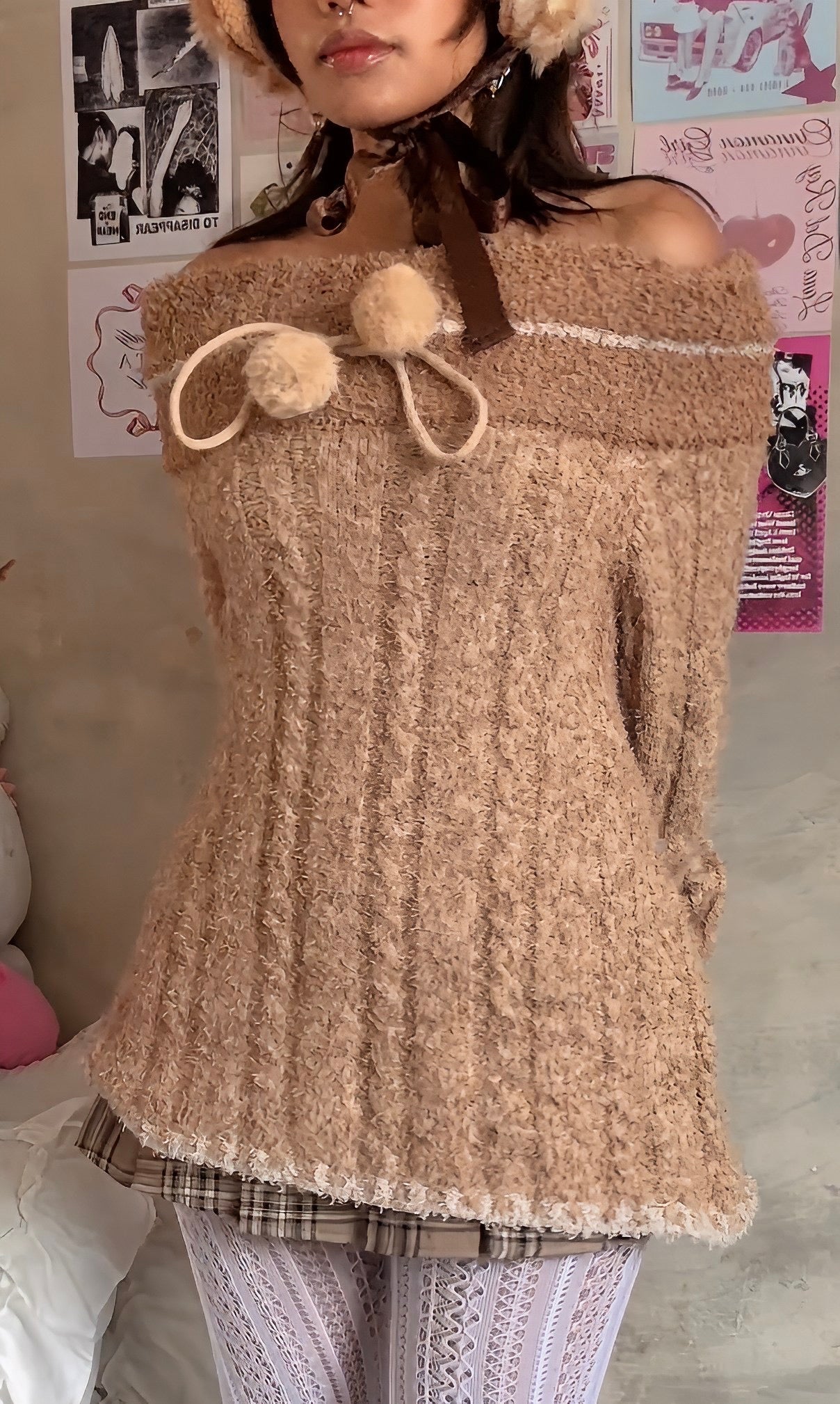 Maple Puff Knit Sweater