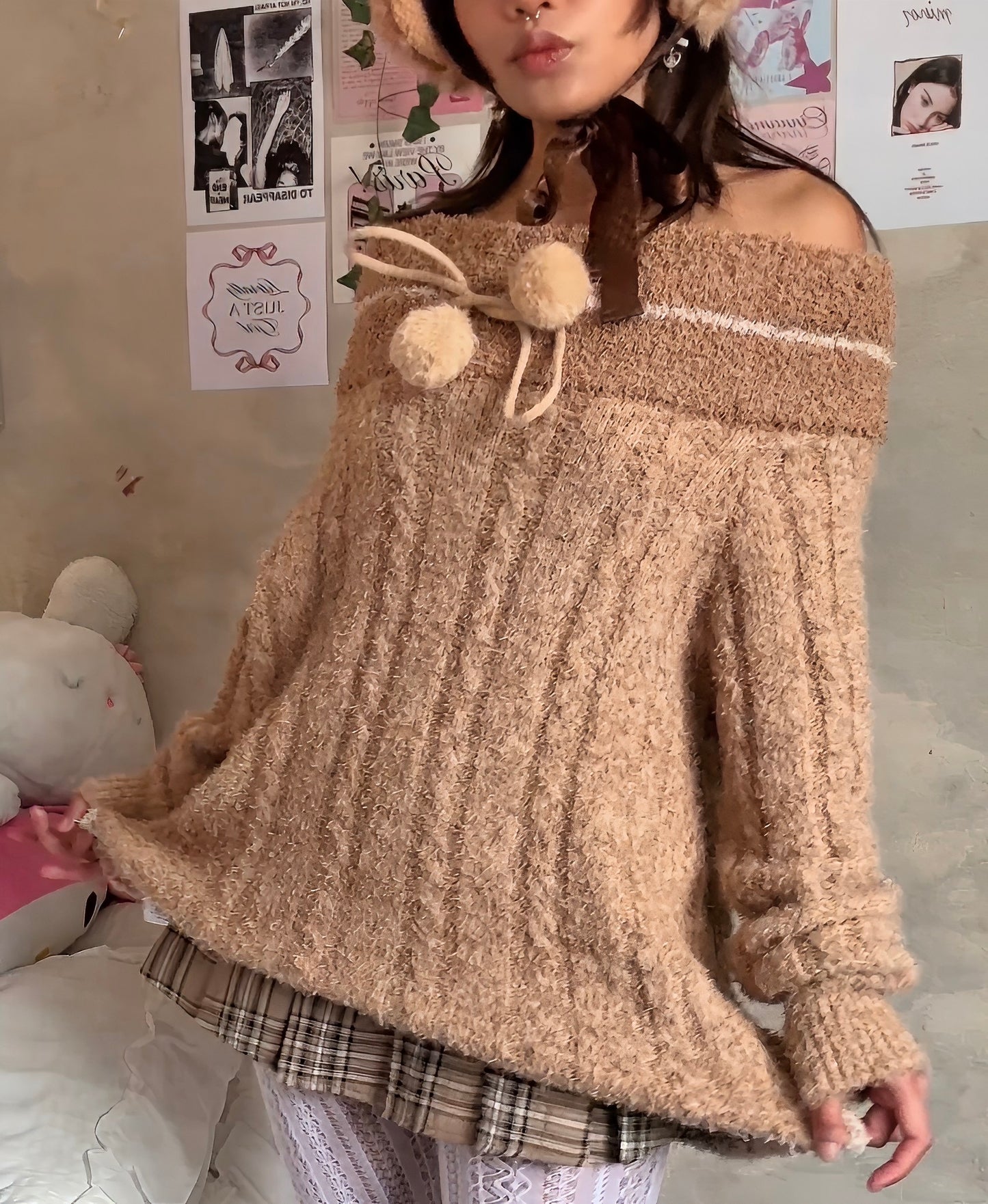 Maple Puff Knit Sweater