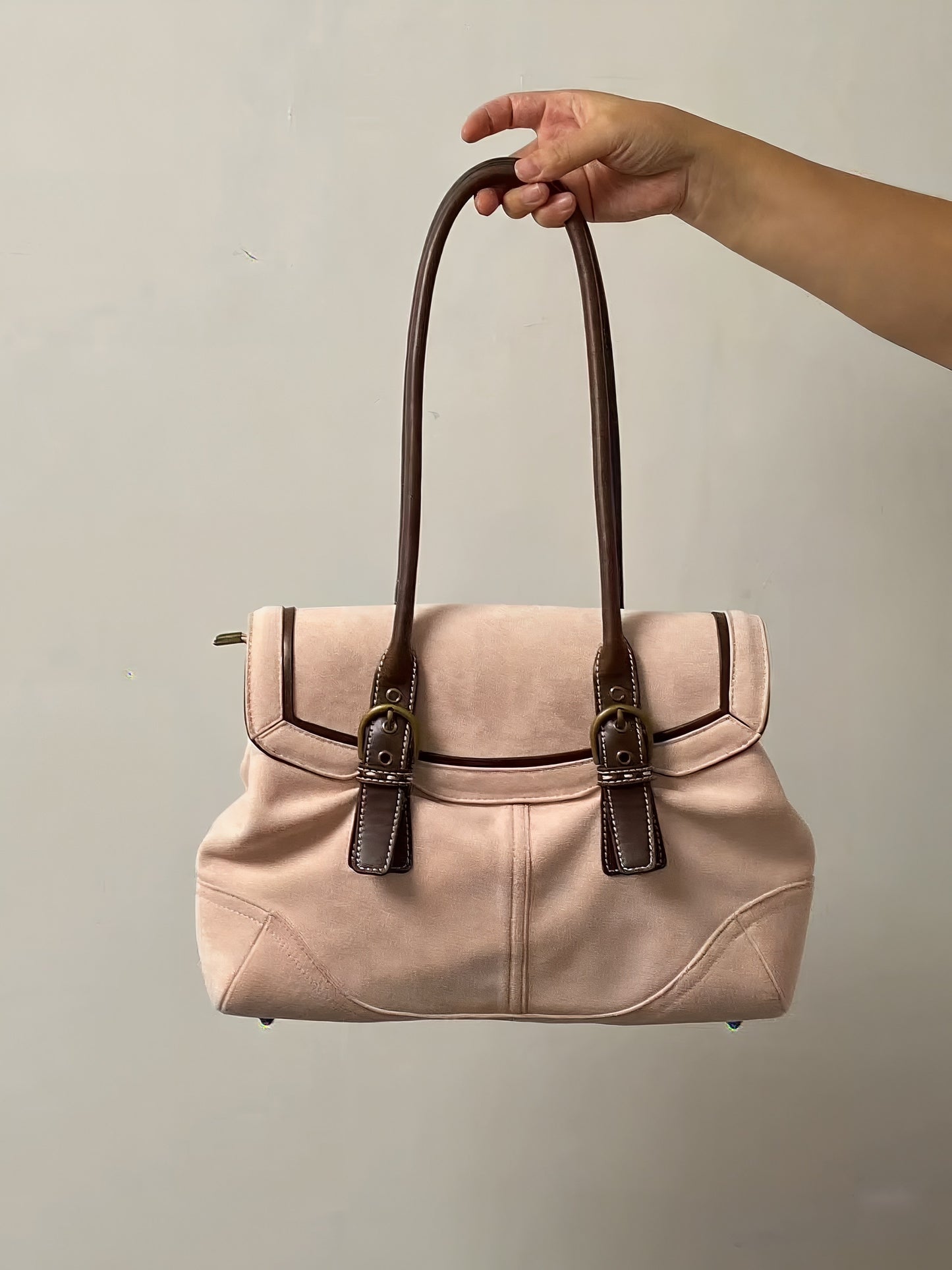 Premium Suede Multi-Way Tote Bag