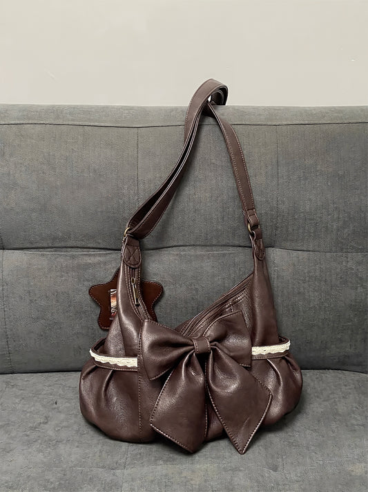 The Cocoa Bow Shoulder Bag