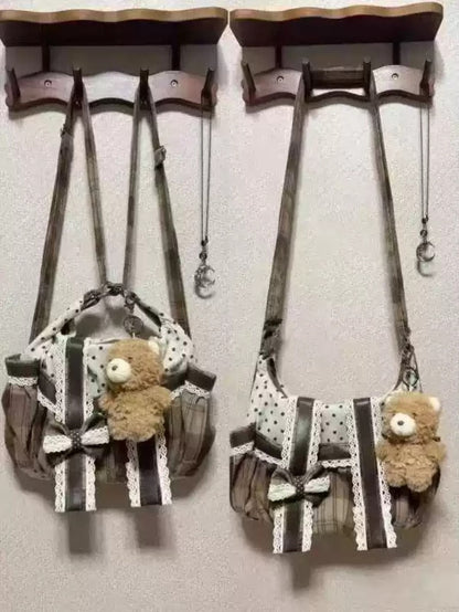 Patchwork Teddy Tote Bag