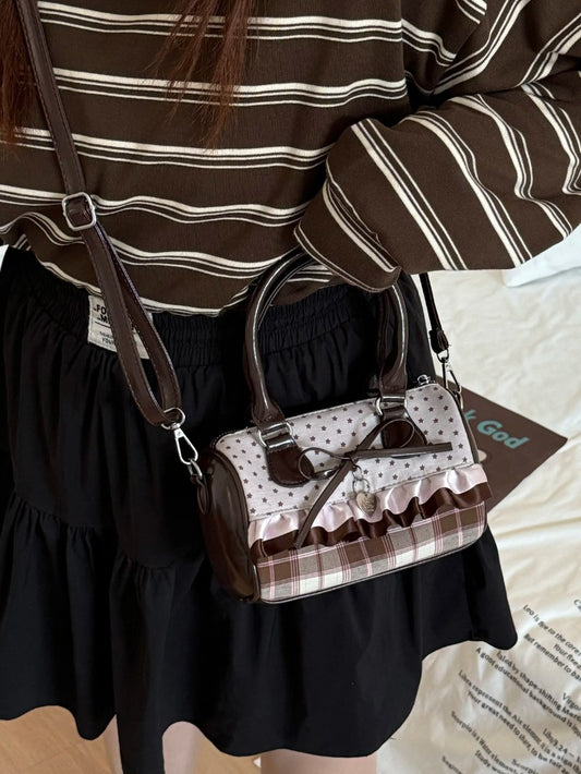 Vintage Retro Bowling Shoulder Bag