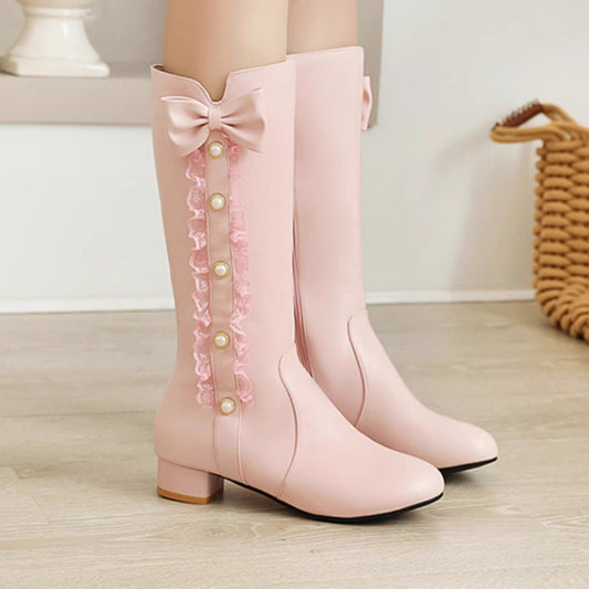 Princess Style High Top Boots