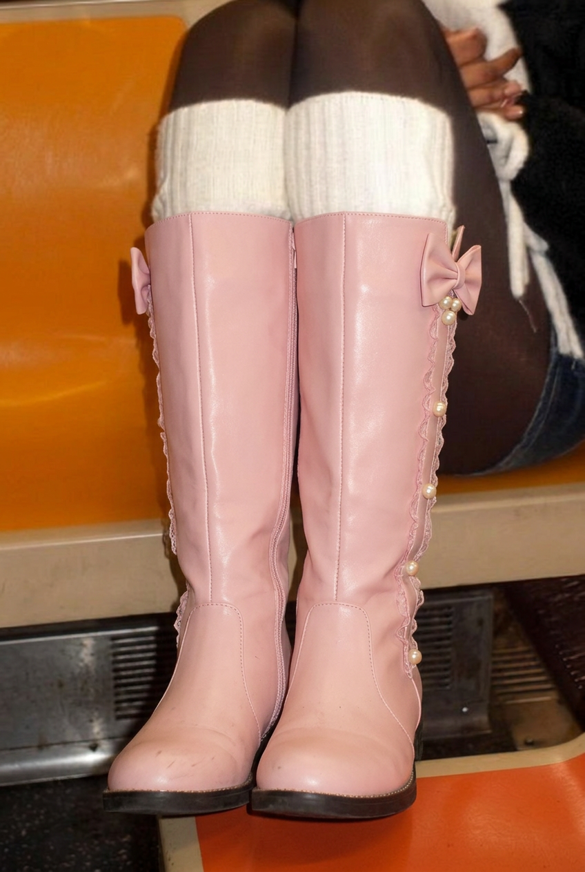 Princess Style High Top Boots