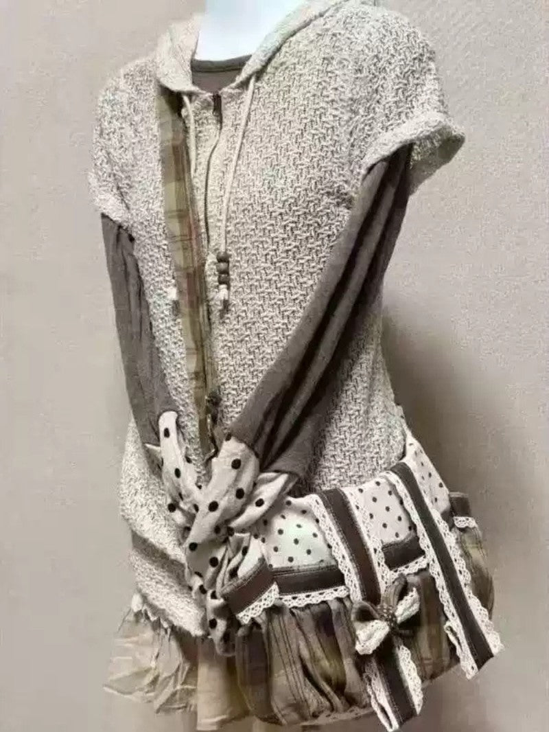 Patchwork Teddy Tote Bag