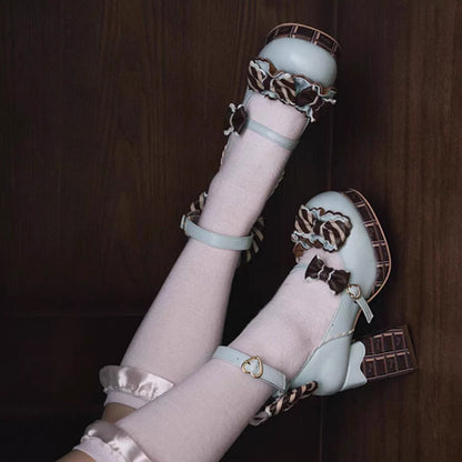 Women’s Sweet Bow Lolita Mary Jane Heels