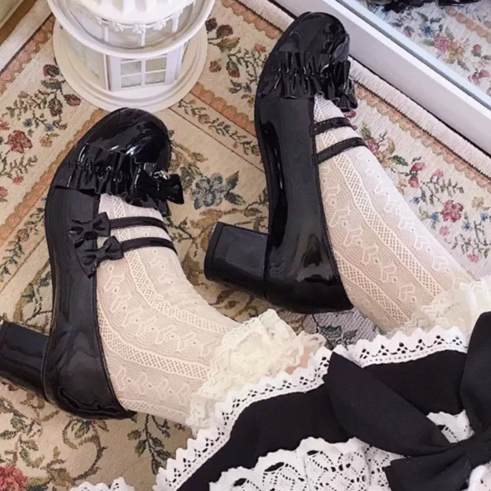 Women’s Chunky Heel Lolita Shoes