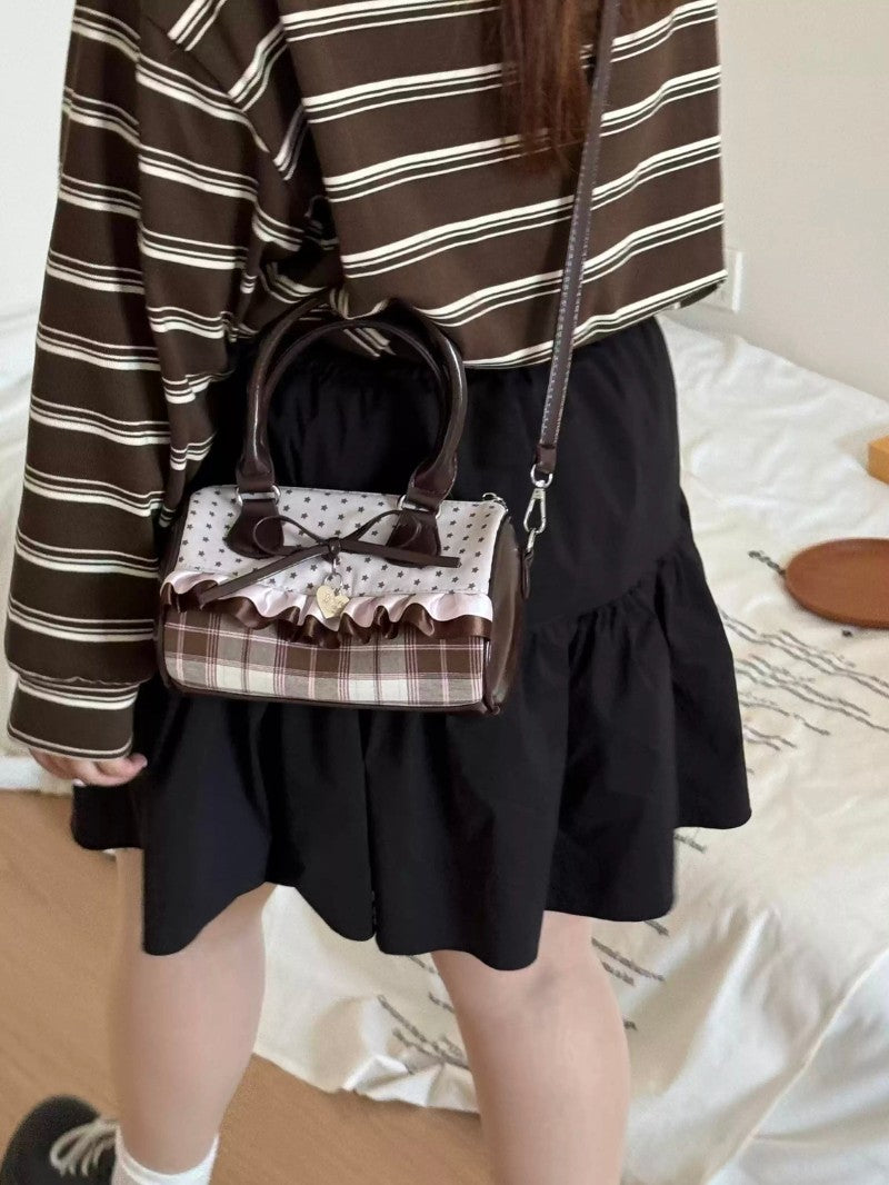 Vintage Retro Bowling Shoulder Bag