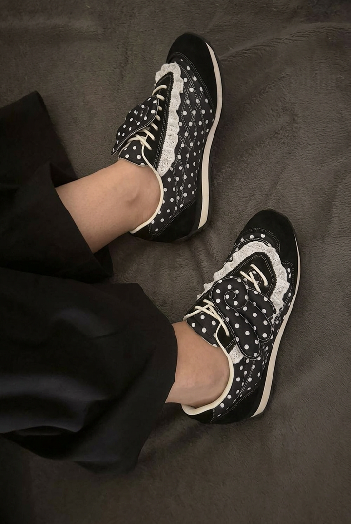 Polka Dot Wing Flats