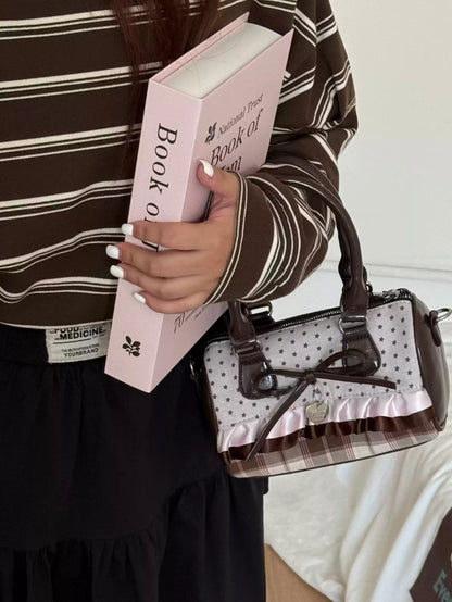 Vintage Retro Bowling Shoulder Bag