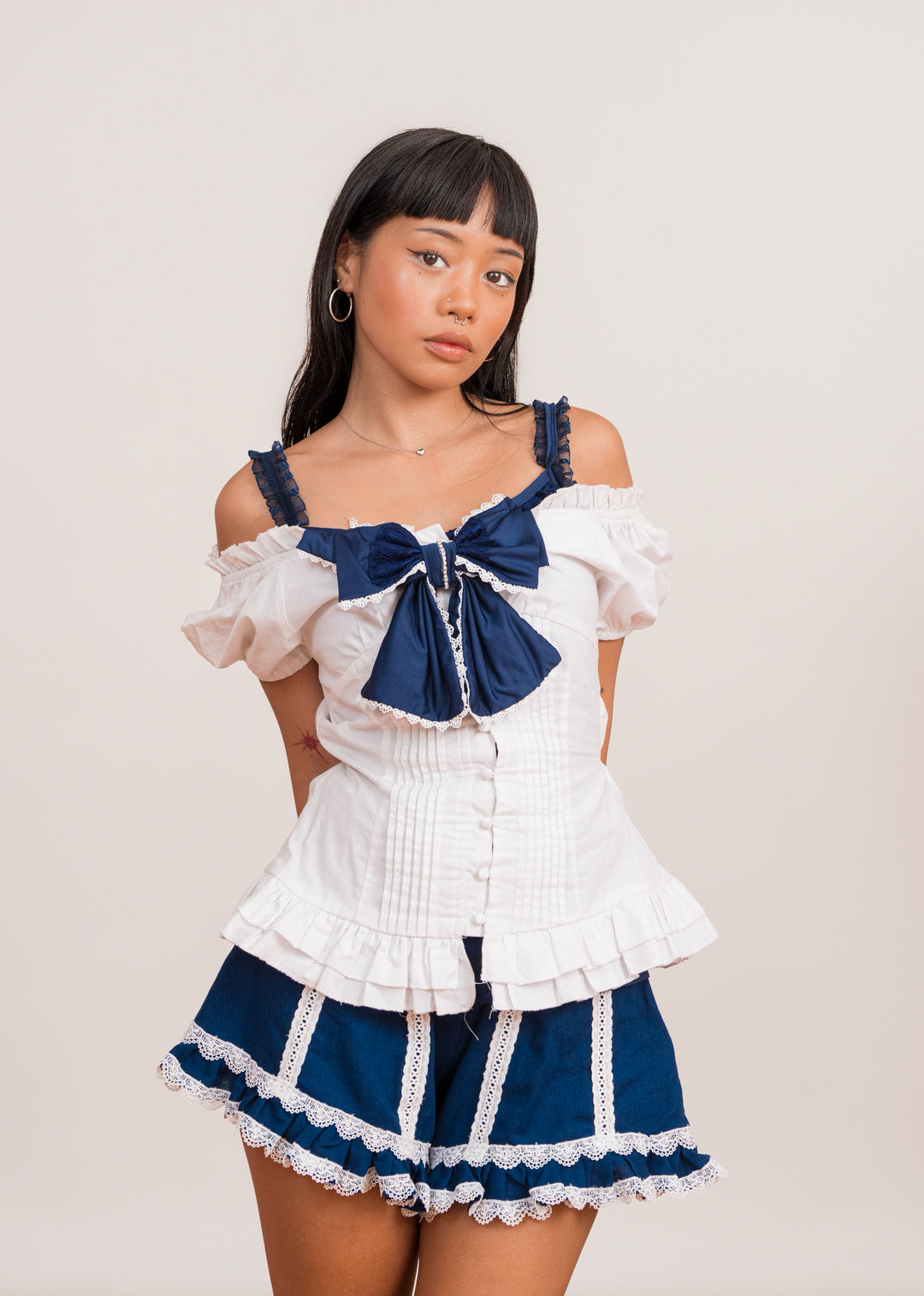Navy Sailor Skirt