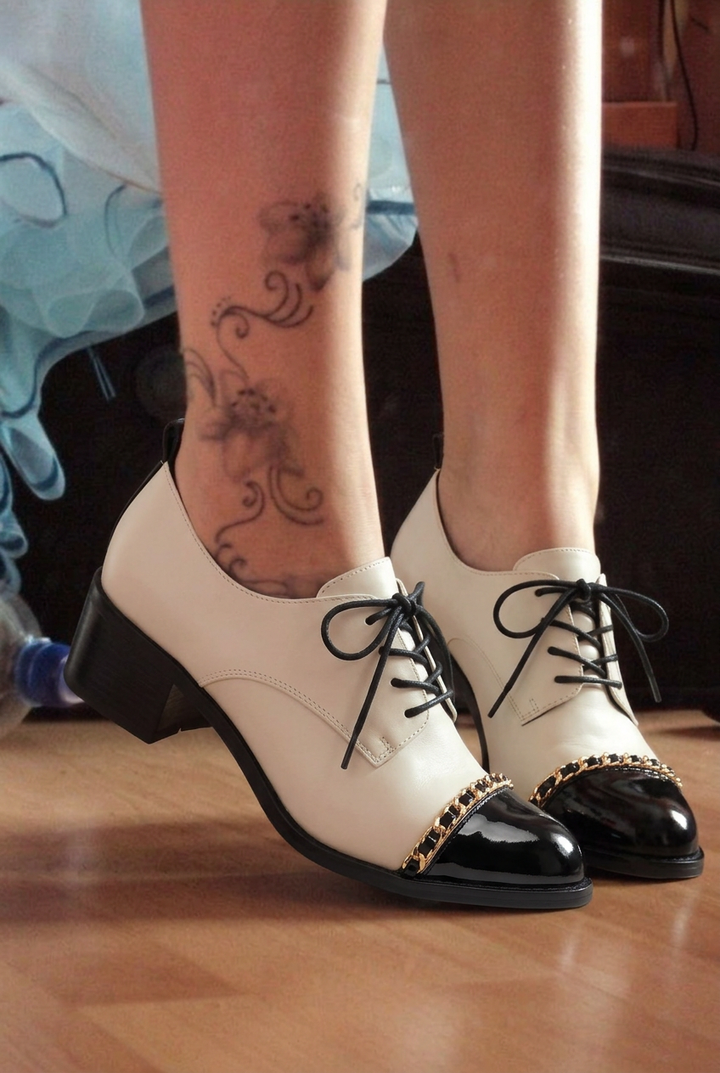 Women’s French Chanel-Style Chunky Heels