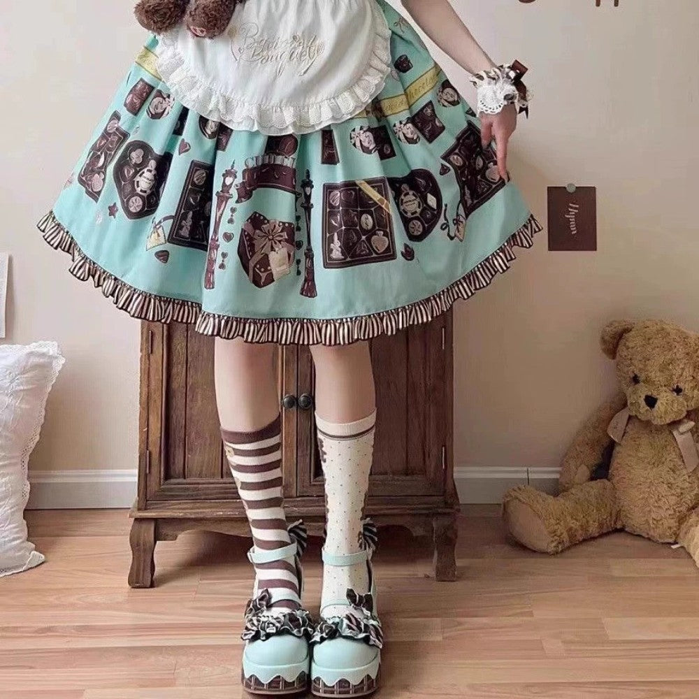 Women’s Sweet Bow Lolita Mary Jane Heels