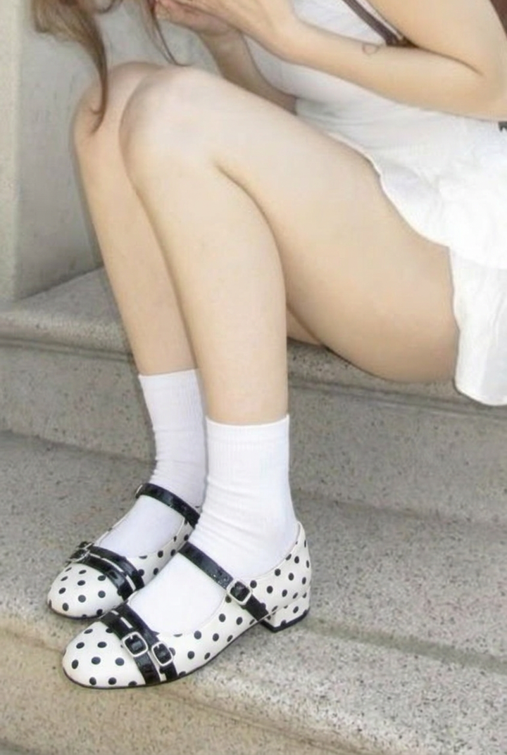 Polka Dot Mary Jane Shoes
