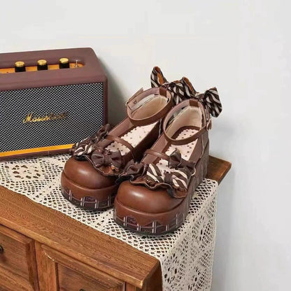 Women’s Sweet Bow Lolita Mary Jane Heels