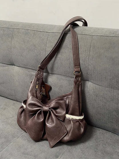 The Cocoa Bow Shoulder Bag