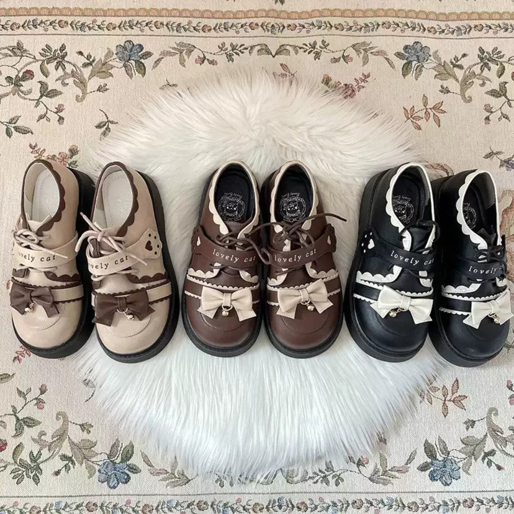 Cute Round-Toe Soft Girl Lolita Shoes