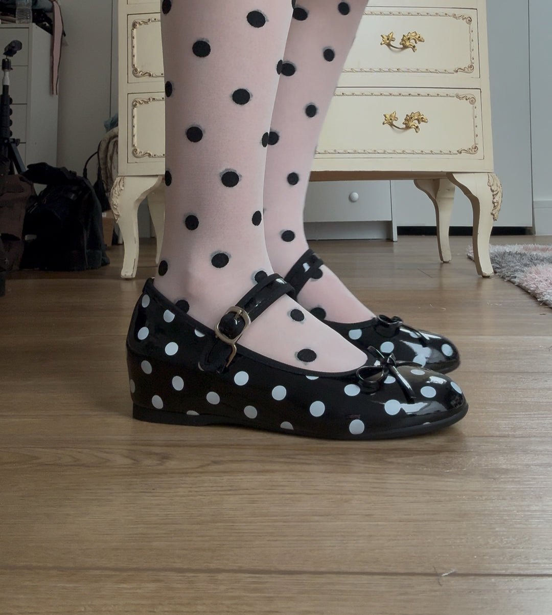 Polka Dot Flats