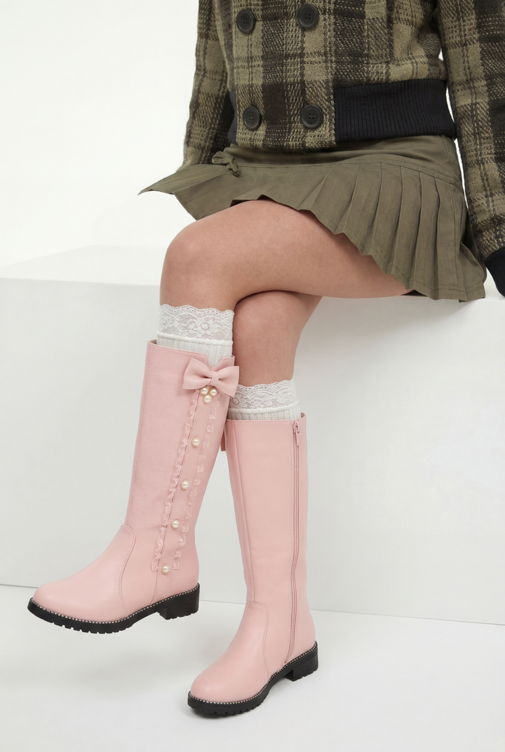 Princess Style High Top Boots