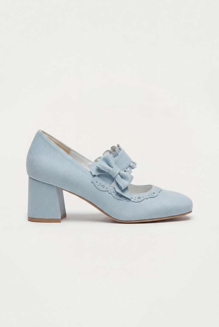 Butterfly Lolita Mid-Heel Shoes