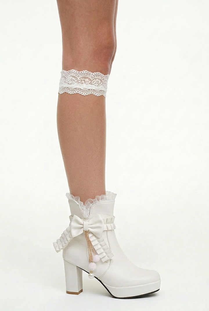 Sweet High Heel Ankle Boots