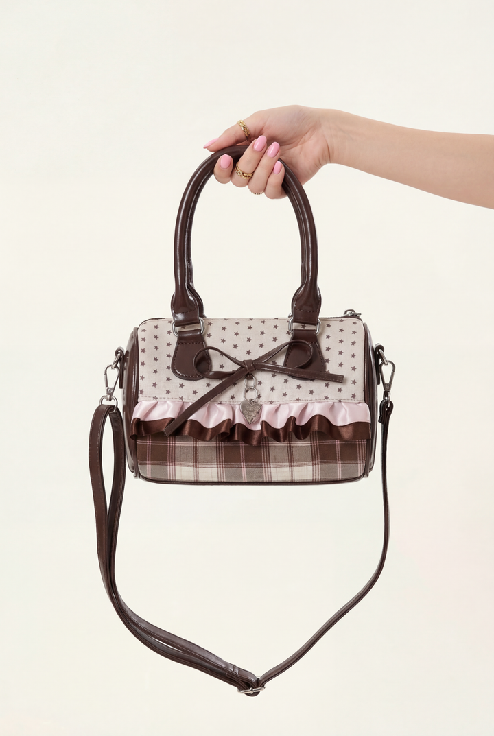 Vintage Retro Bowling Shoulder Bag