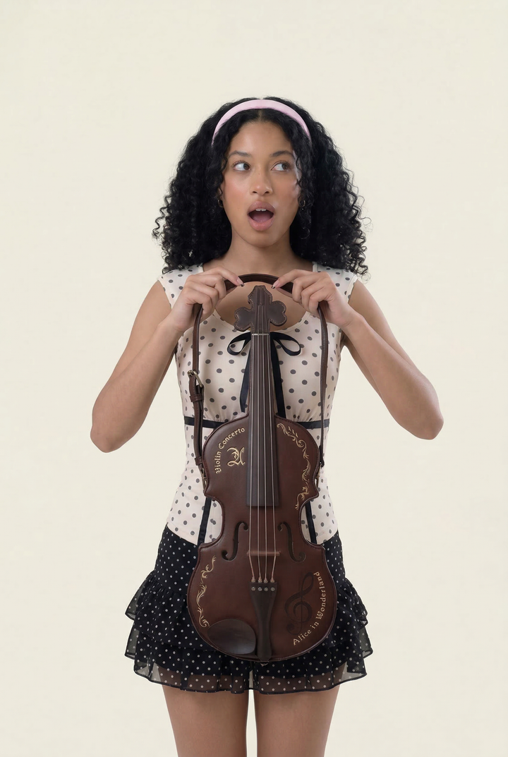 Brown Violin Bag