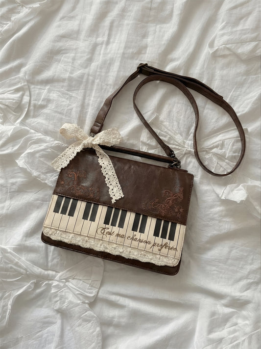 Art Piano Lace Briefcase