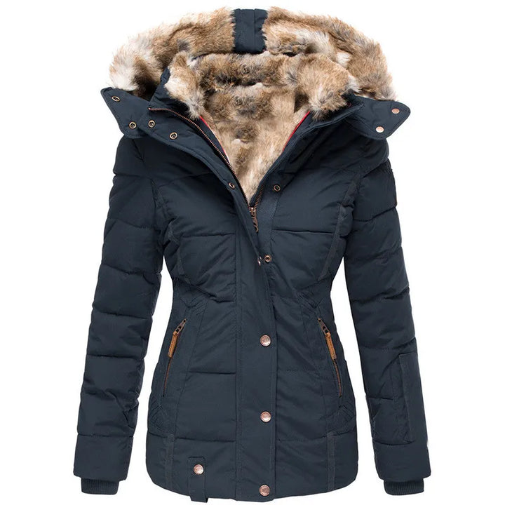 Aurora | Winter Coat with Faux Fur Lining