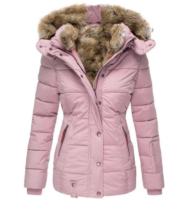 Aurora | Winter Coat with Faux Fur Lining