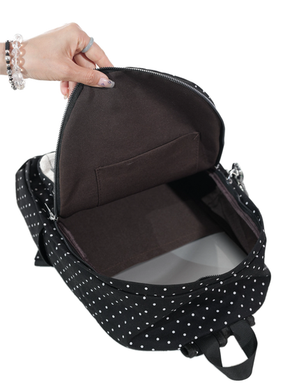 Piano Key Polka Dot Lightweight Backpack