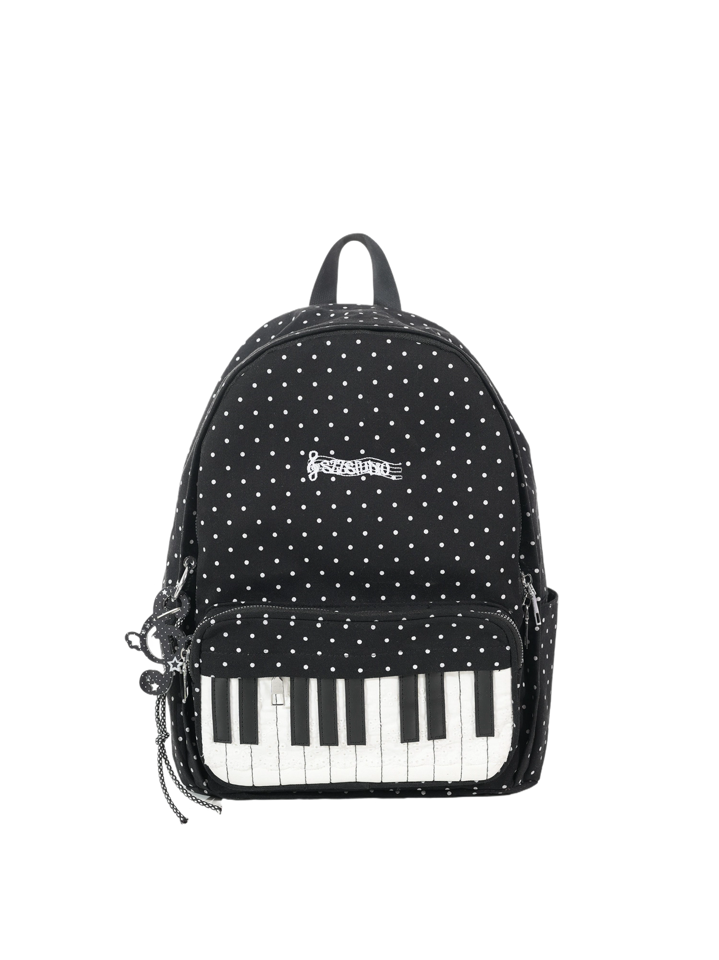 Piano Key Polka Dot Lightweight Backpack