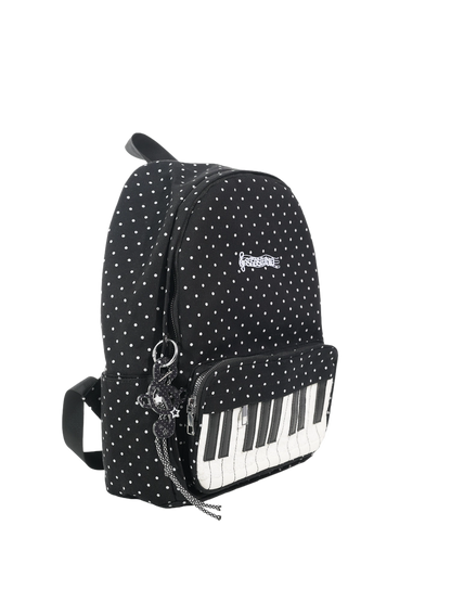 Piano Key Polka Dot Lightweight Backpack