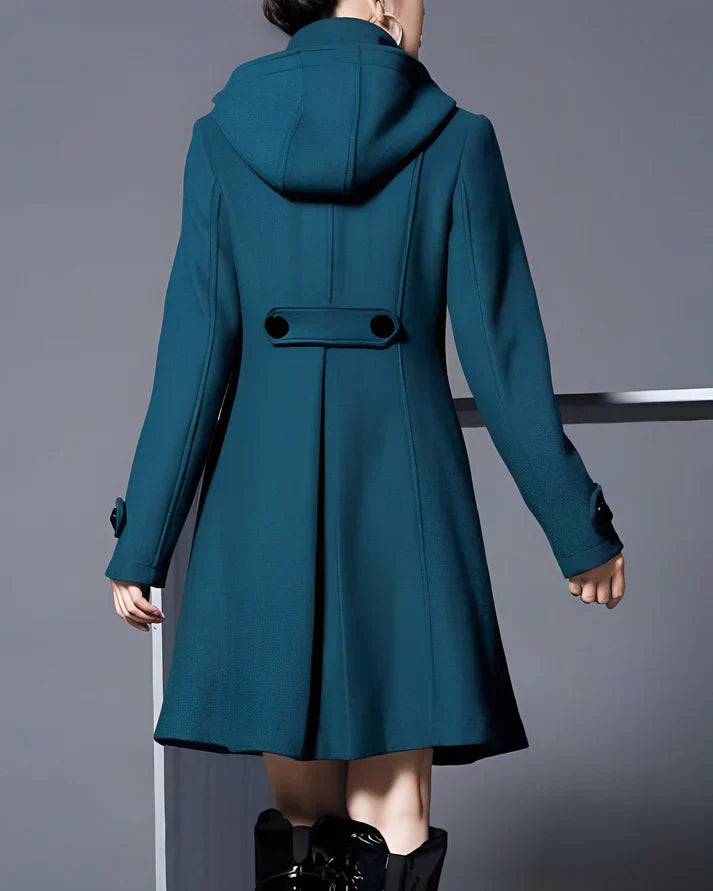 Monty™ | Elegant Wool Coat with Hood