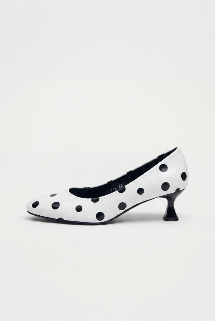 Dottie polka dot Heels