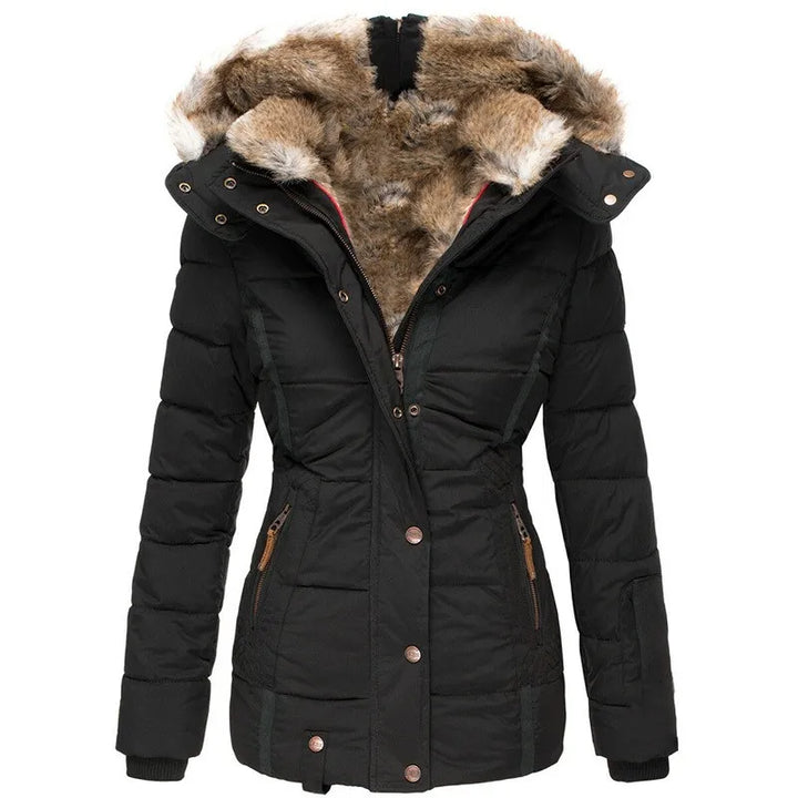 Aurora | Winter Coat with Faux Fur Lining