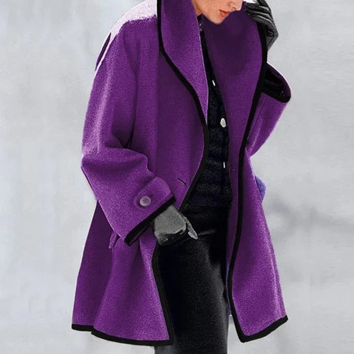 Synthia™ | Long Shawl Collar Coat