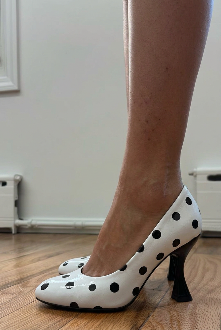 Dottie polka dot Heels