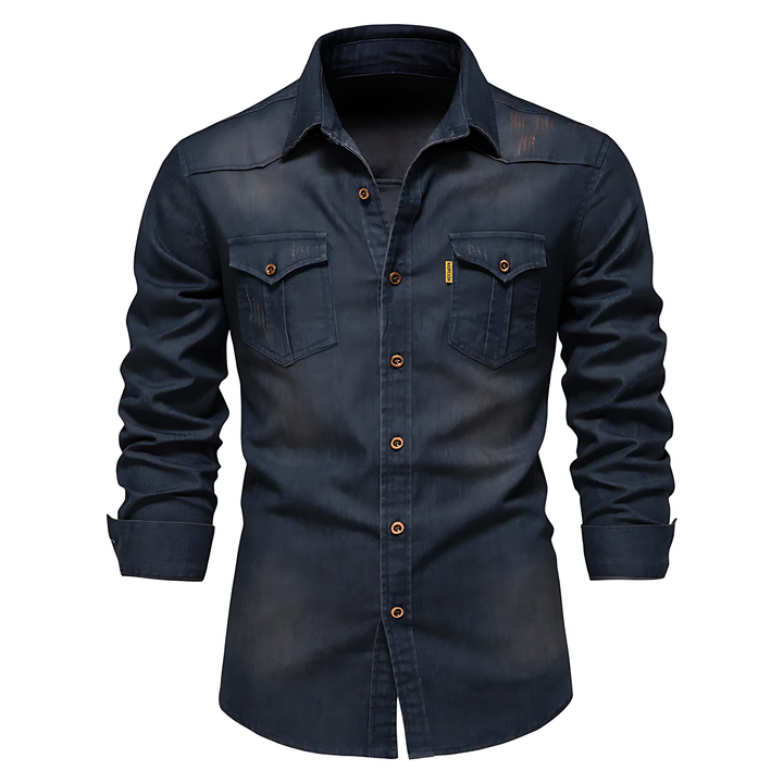 Ronan™ - Men's Cotton Denim Shirt